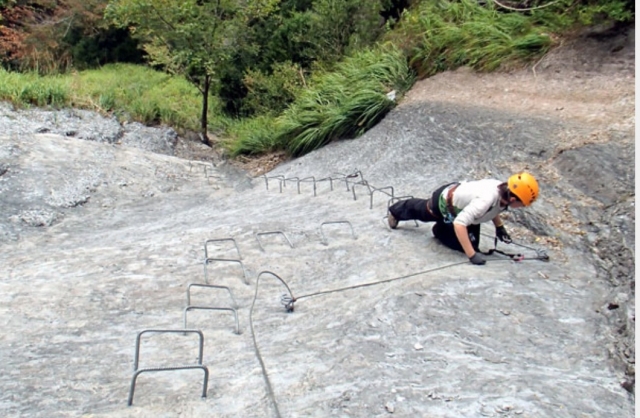 Via Ferrata and Via Cordata of Aventure Chlorophylle Via Ferrata