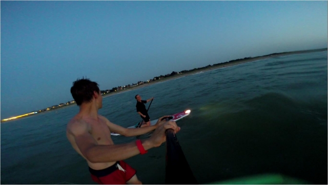 Balade nocturne en Stand Up Paddle