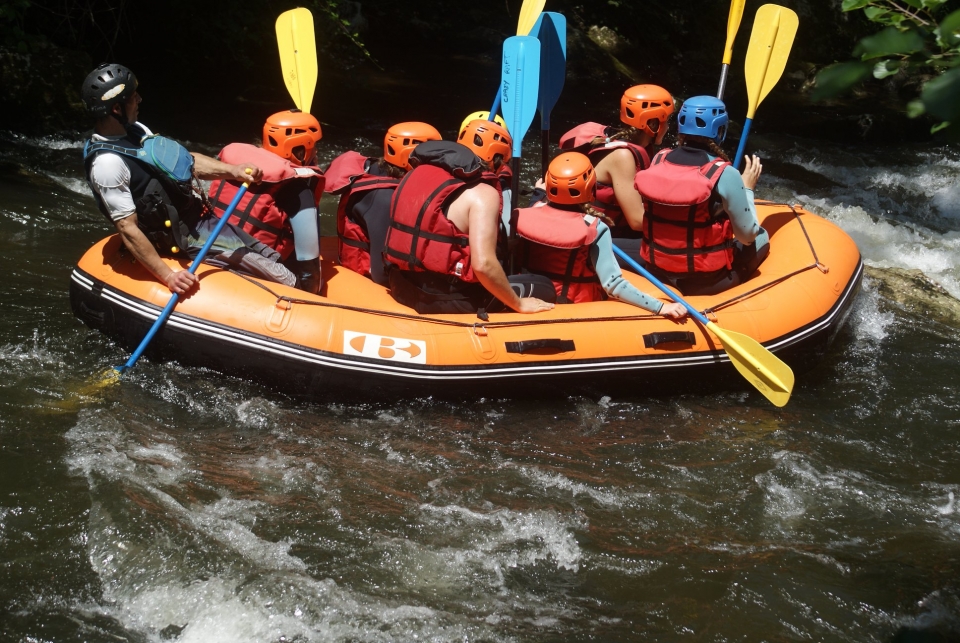  Canoraft sporty descent in Aude 