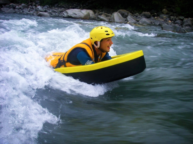  Flutuação no Ubaye 