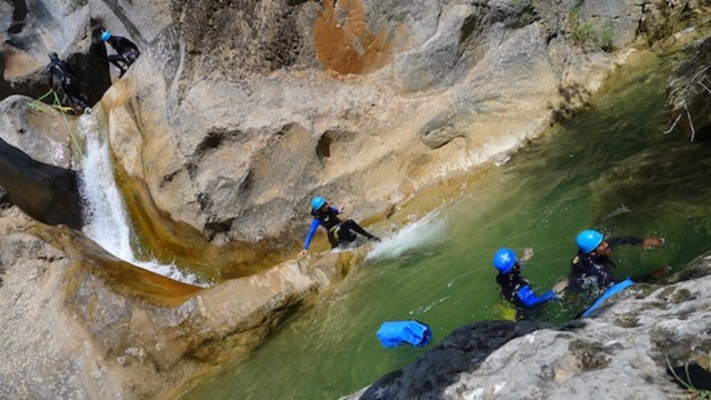 Canyoning aquatique pour les débutants