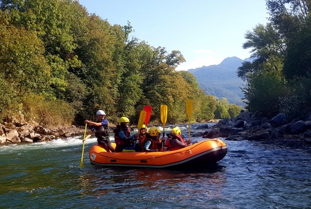Rafting en famille dans la Garonne