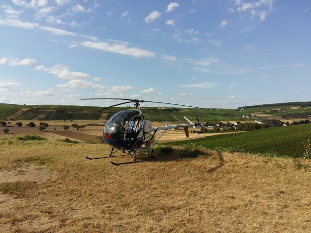 colocado nos campos do Loiret