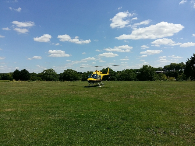 Descoberta do Loiret por helicóptero