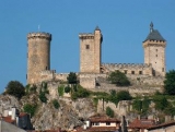  Chateau de Foix seen from the sky 