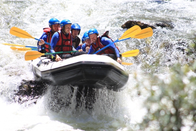  Rafting sensacional nas águas brancas do Aude 