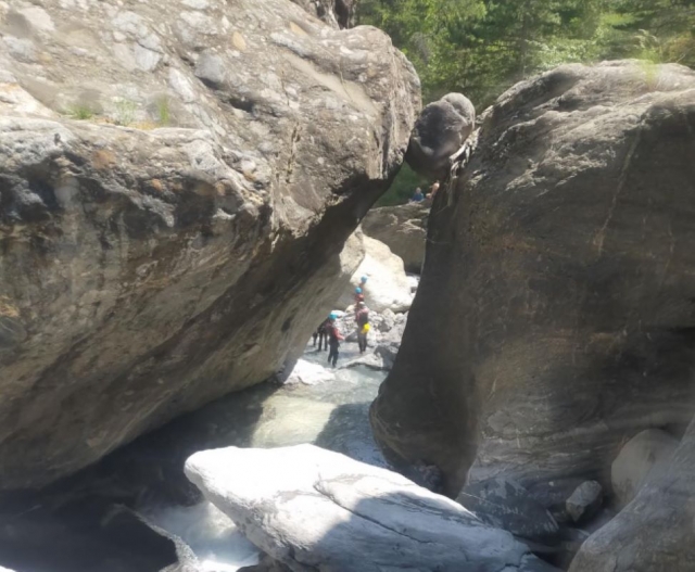  Escursione all'interno del canyon 