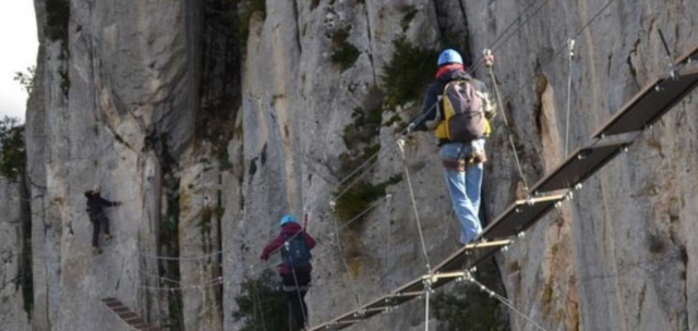  Sessione di via ferrata di livello intermedio 