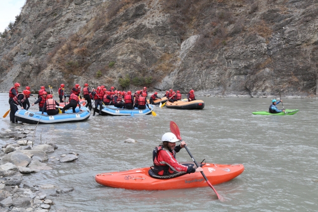  Kayak-raft en el Durance 