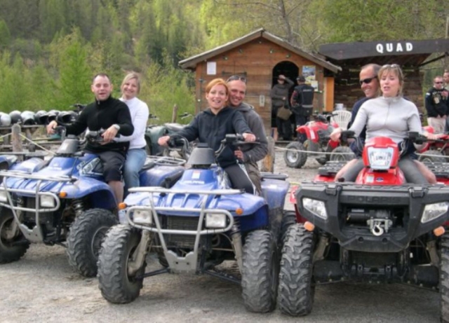  Inizia la nostra escursione in quad 