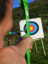 Disparo de arco en Auvergne 