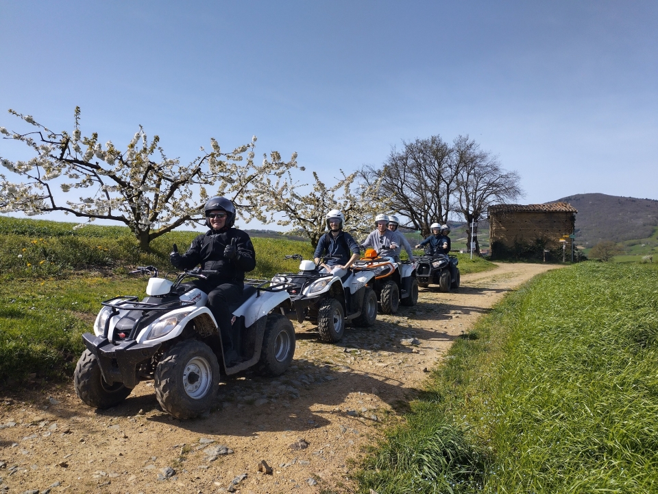  Quad no Monts du Beaujolais