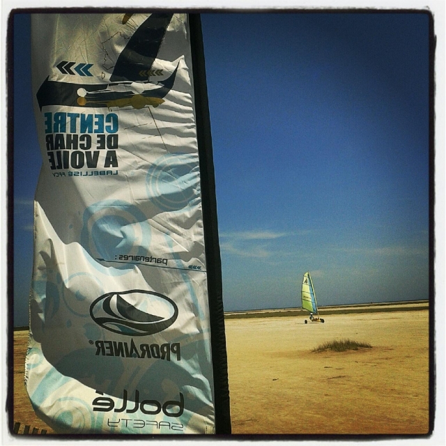 La Franqui  char à voile