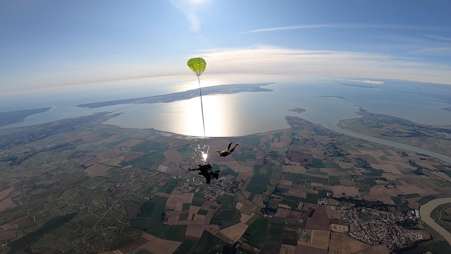 Ouverture du parachute 