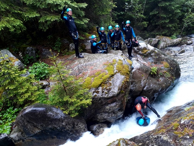  Canyoning-Abstieg mit Lehrerbegleitung 