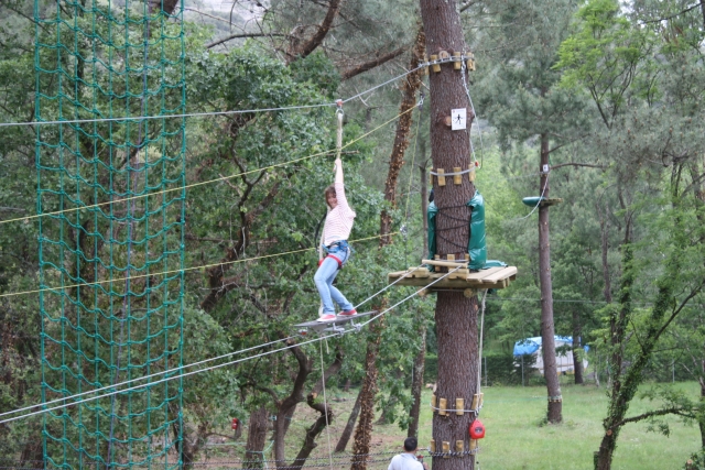  High adventure course in Vallon Pont d'Arc 