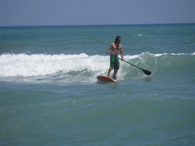  Water gliding session 