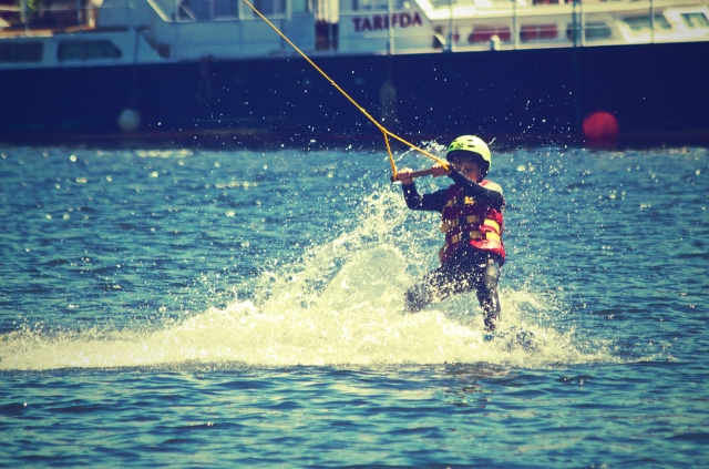  Water skiing lessons for children 