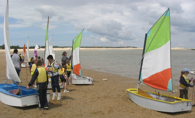 Cours de voile enfant