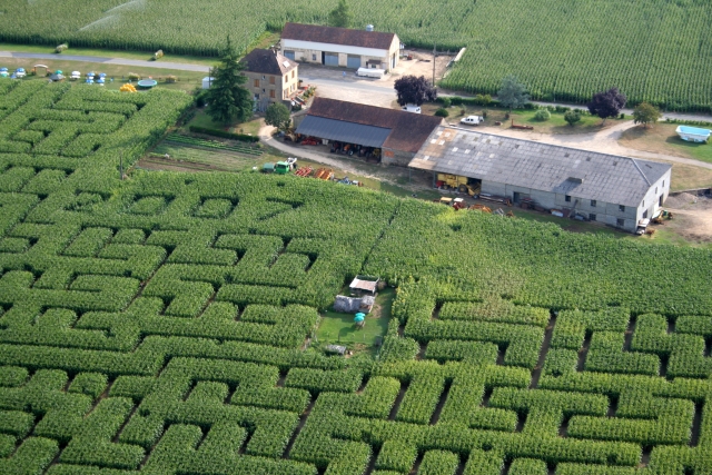 labyrinthe dans le Lot