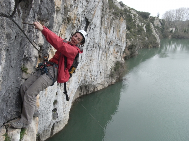  Oberhalb von Vidourle auf dem Klettersteig St Séries 