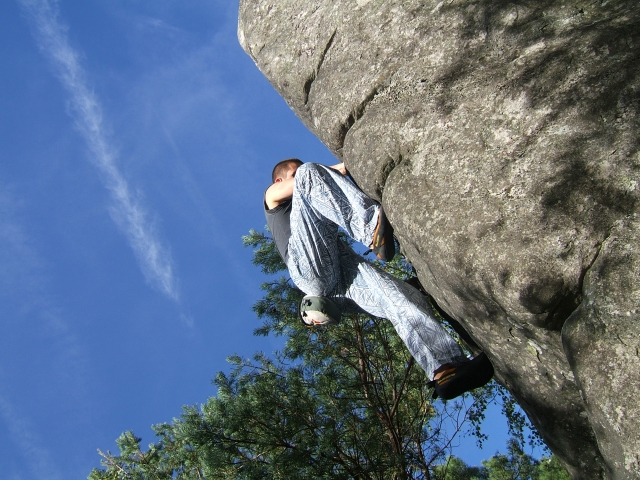  Arrampicata sulle rocce di Fontainebleau 