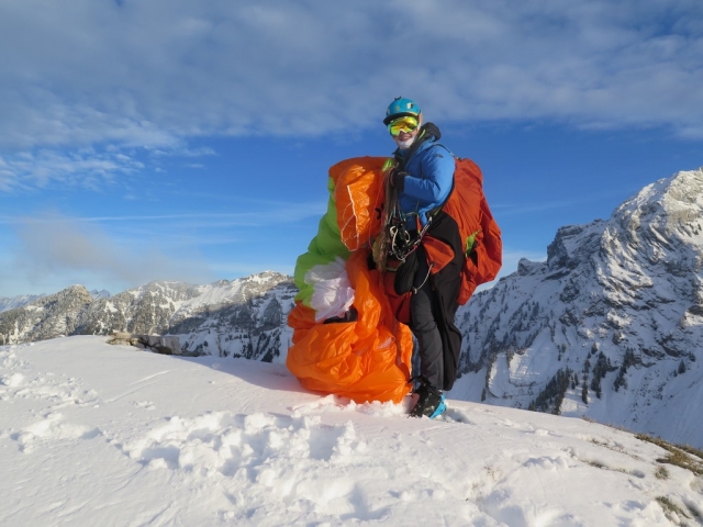  Parapente nevado 
