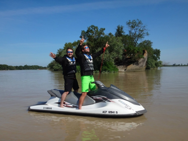  Entertainment and absolute joy aboard the jet ski 