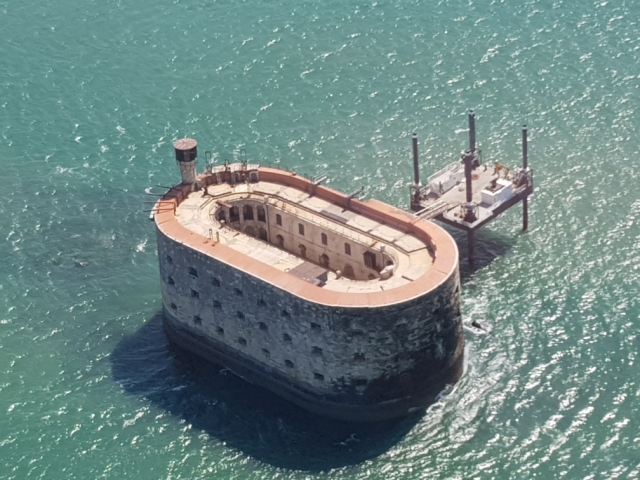 Giro in elicottero a Fort Boyard 