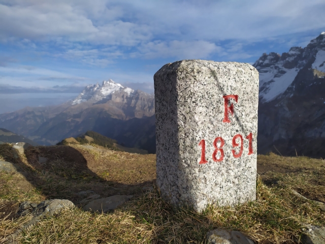 Grenzen zwischen Frankreich und der Schweiz