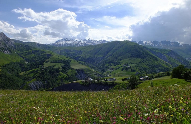 Wandern mit einem erfahrenen Führer