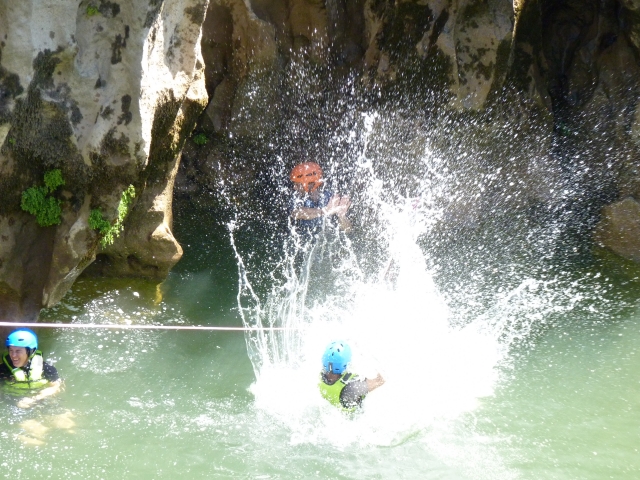 Aterrissage tyrolienne