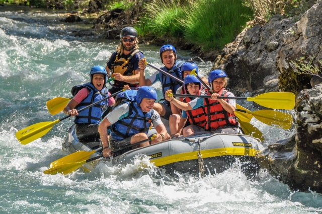 Actividad de rafting 