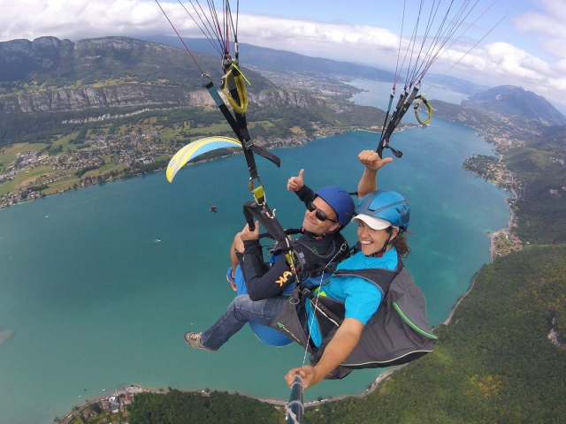  Volare sul lago di Annecy 