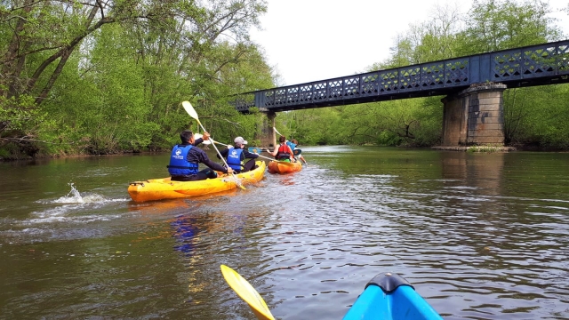 Activité de kayak à la Cure