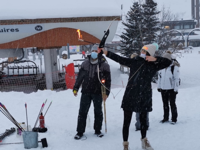 Tiro com arco no inverno