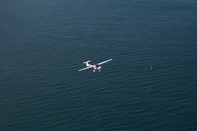  Flight over the Mediterranean 