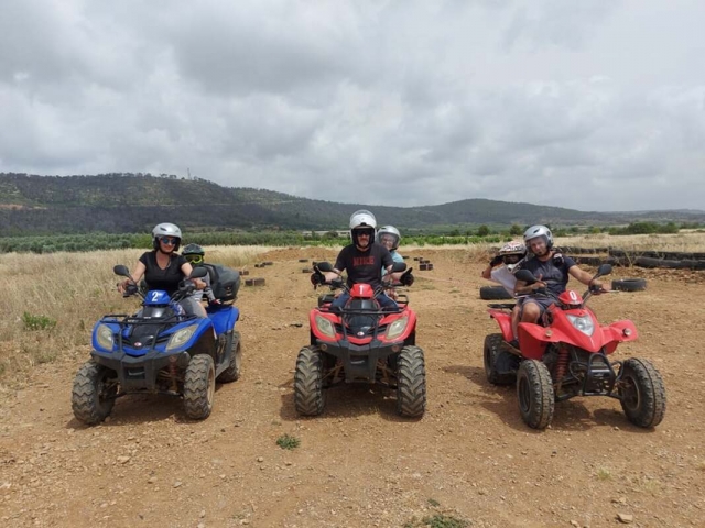  Quad outing with friends 