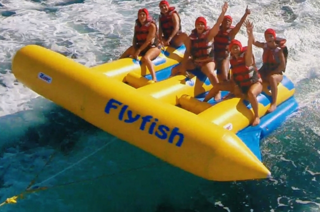  Flyfish en un grupo en los Alpes Marítimos 