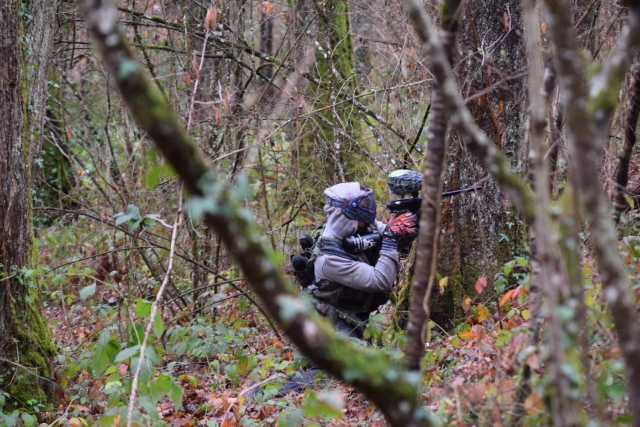  谢尔森林中的彩弹射击 