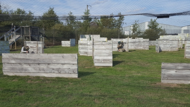  我们的 4 个气枪场地之一 