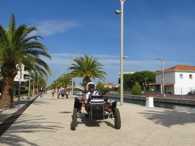 Início de uma caminhada em swincar 