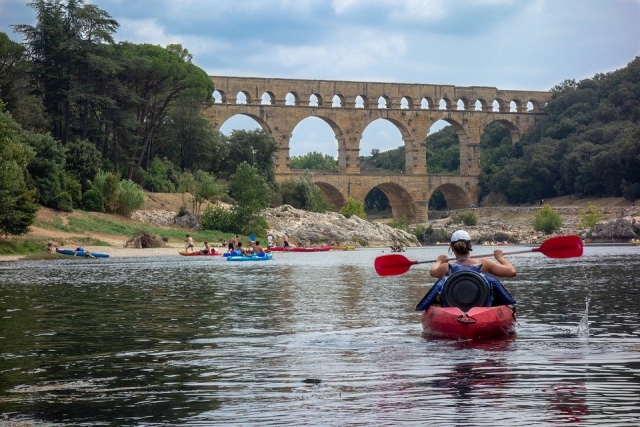 Visit of the Ardèche by canoe 