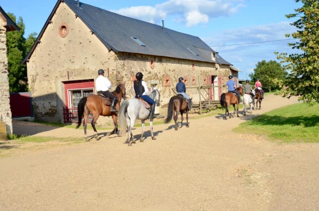Sortie des écuries