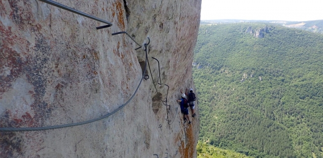  Vía ferrata en Milau 