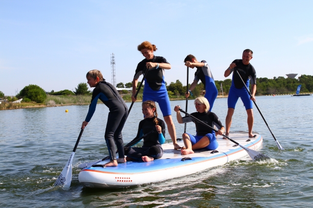  Paddelsurfen im Atlantik in der Vendée 