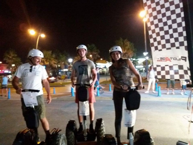 Balade nocturne en gyropode