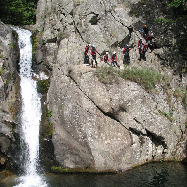 La Via Ferrata au milieu des rochers