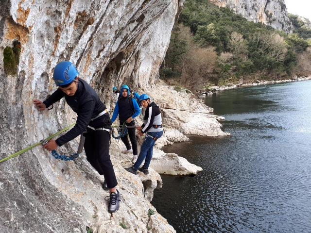 Activité de Via Ferrata