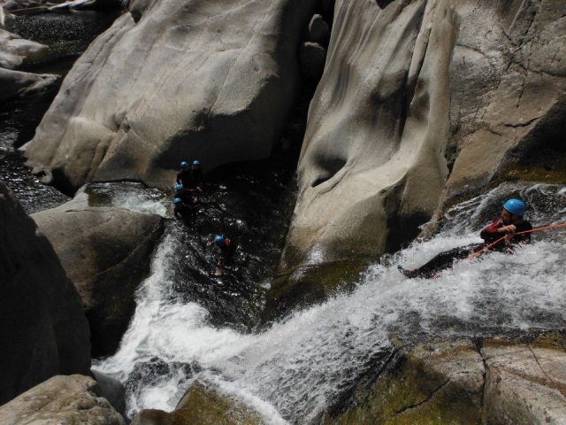  Escorrega natural nos desfiladeiros de Ardèche 